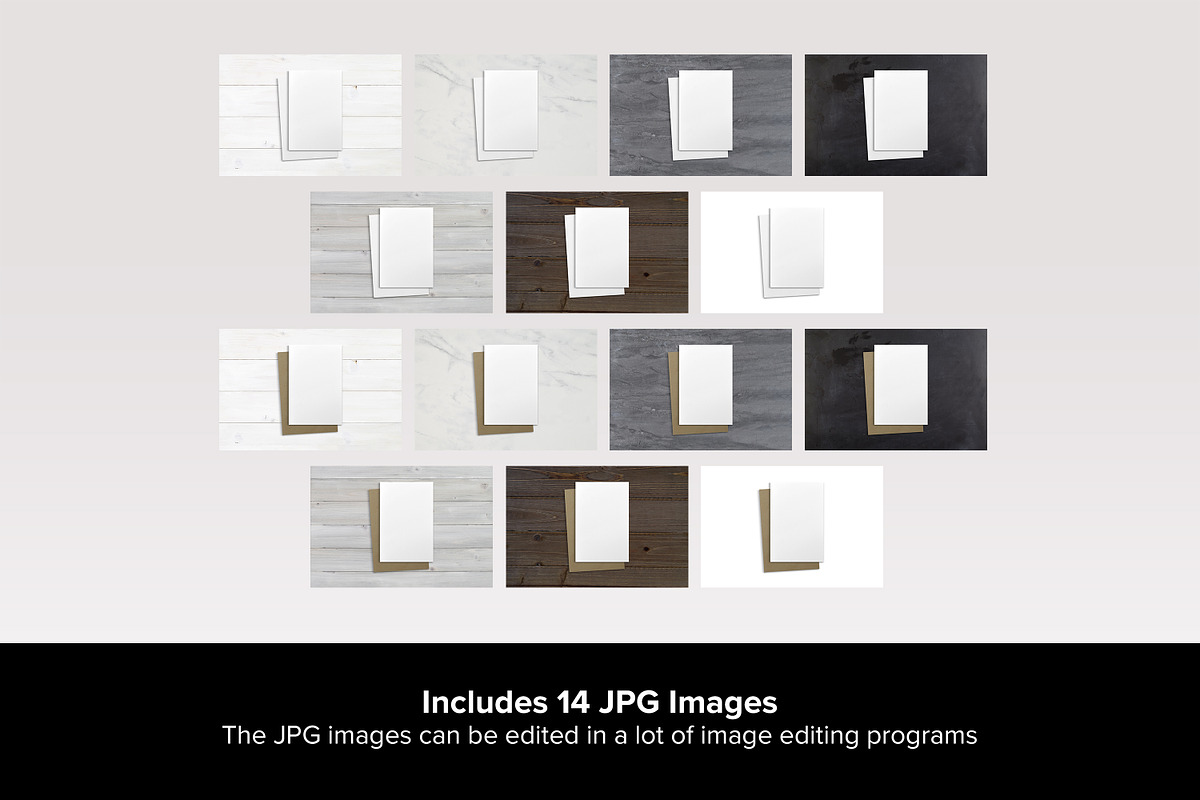 4x6 Greeting Card Mockup Set - PSD, a Household Mockup by MelissaBMockups (Photo 9 of 12)