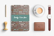 Father's Day Seamless Patterns, a Decorative Illustration by jenny lipets (Thumbnail 2 of 6)