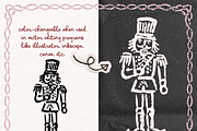 Toy Shop Clipart, Santa Workshop Set, a Seasonal Illustration by The October Creative (Thumbnail 2 of 13)