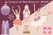 Sugarplum Christmas Clipart, an Illustration by The Audacious Brush (Thumbnail 2 of 10)