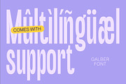 Galber - Compressed Sans Serif, a Sans Serif Font by Craft Supply Co. (Thumbnail 8 of 8)