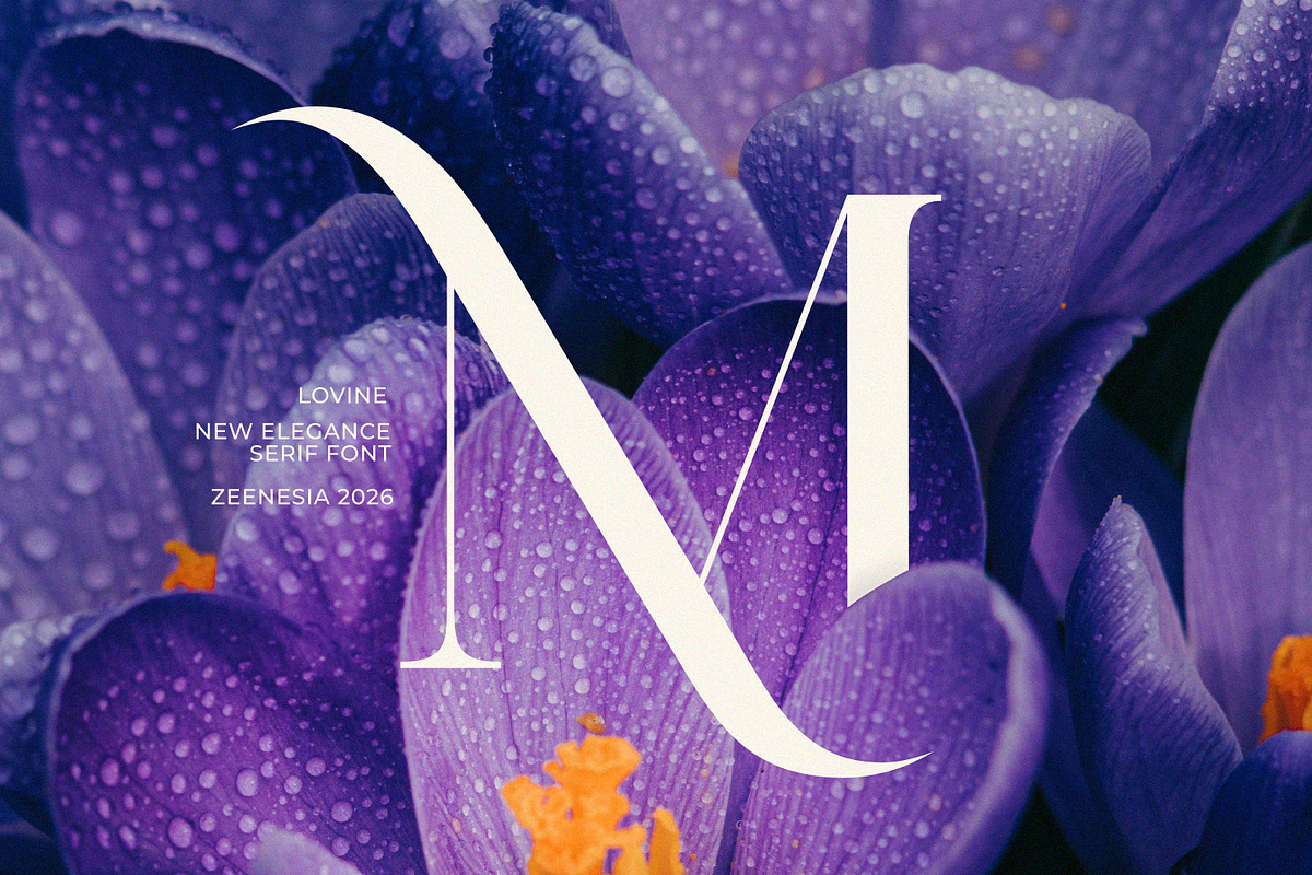 Lovine, a Serif Font by zeenesia (Photo 14 of 17)
