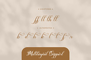 Bebegik Panthay | Calligraphy Script, a Script Font by Denustudios (Thumbnail 12 of 13)