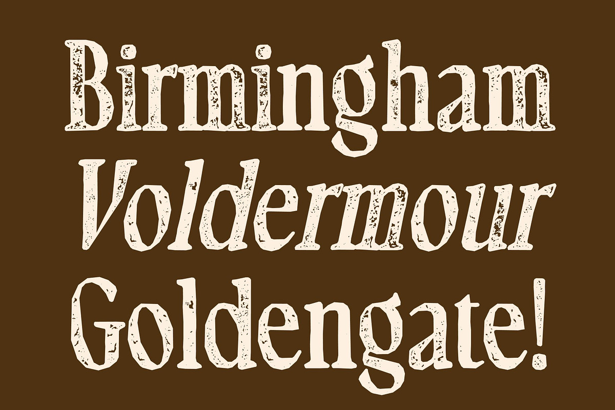 CS Hadwin Stamp, a Serif Font by Craft Supply Co. (Photo 4 of 8)