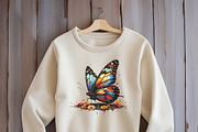 Butterfly illustrations with splash, an Animal Illustration by yod67 (Thumbnail 5 of 10)