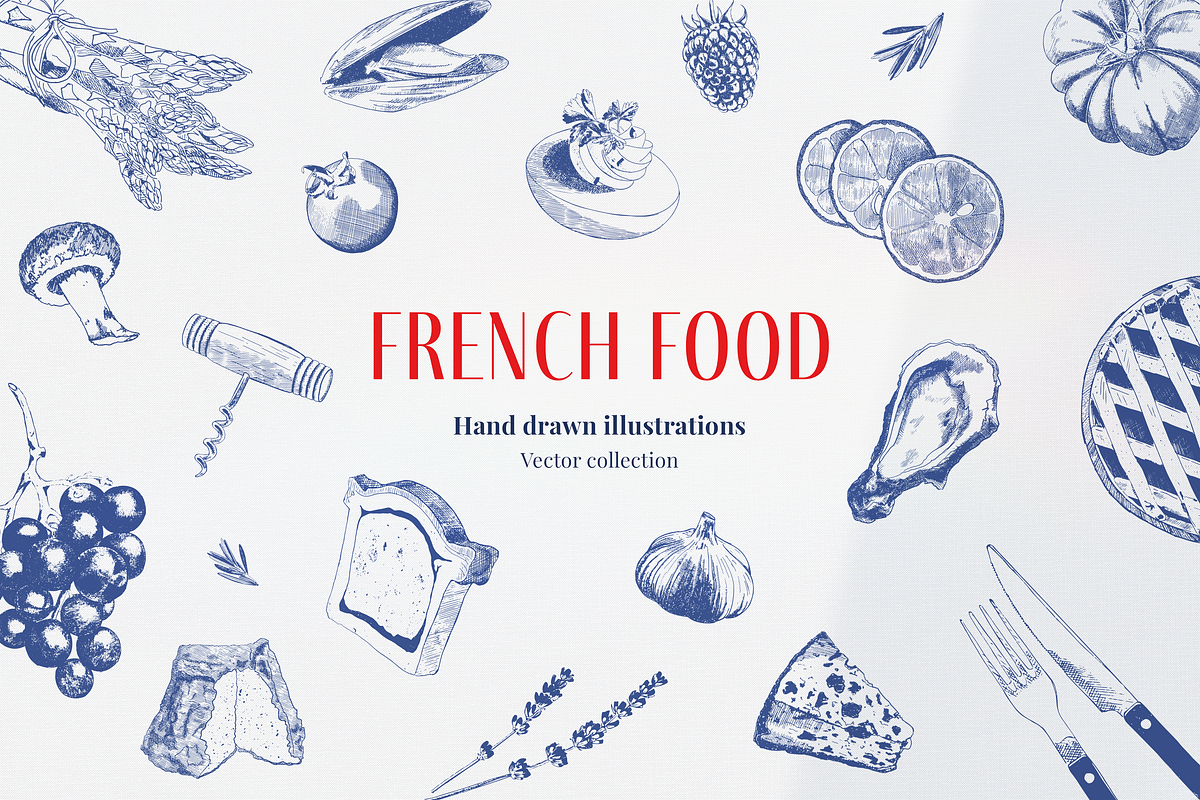 French food illustrations, a Food Illustration by Camille Natton (Photo 1 of 7)