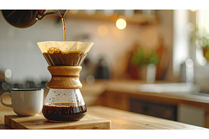Pouring coffee through a paper, a Food & Drink Photo by Igor Tichonow