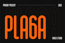 Plaga - Display Typeface