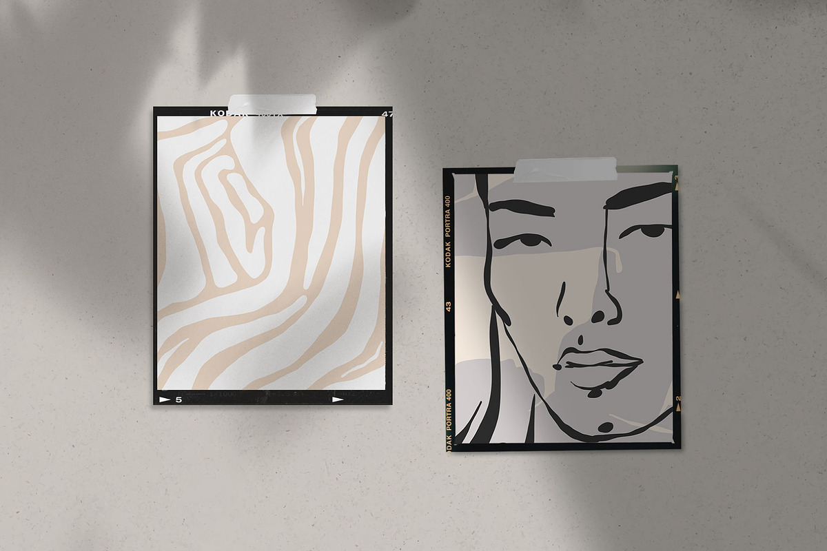 Feminine abstract poster gallery, a Person Illustration by Anastasy_helter (Photo 23 of 32)