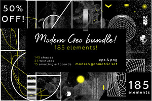 Modern Geometric Abstract bundle