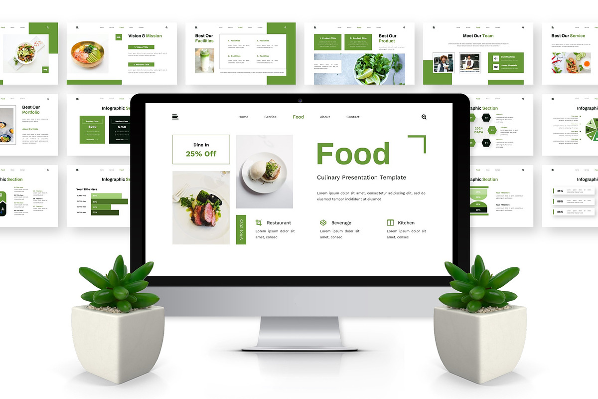 Food - Culinary Google Slide, a Presentation Template by Deepslide Studio (Photo 3 of 6)