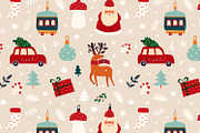 Merry Christmas collection, a Seasonal Illustration by MoleskoStudio (Thumbnail 15 of 22)