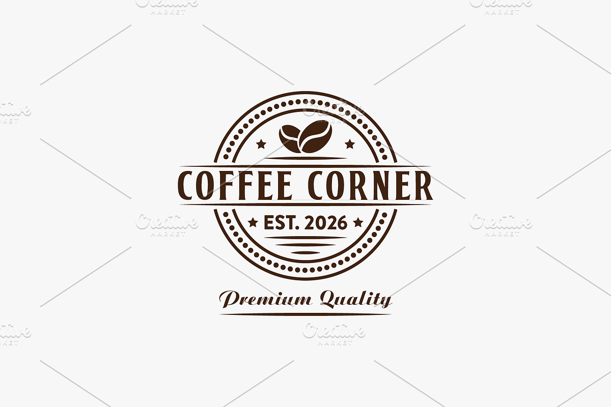 Coffee Corner Logo, a Food Illustration by Kaushal Jangid (Photo 2 of 4)