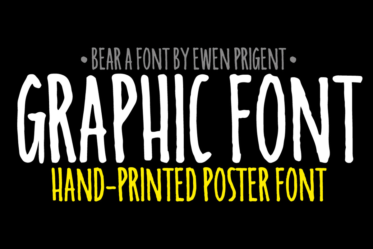 Bear, a Handwritten Font by La Boite Graphique (Photo 5 of 5)