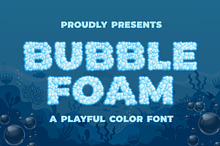 Bubble Foam a SVG Color Font
