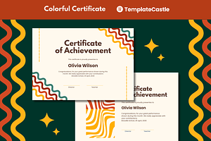 Certificate Canva Templates, a Design Template by TemplateCastleStore