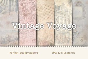 Vintage Voyage, High-Quality Papers