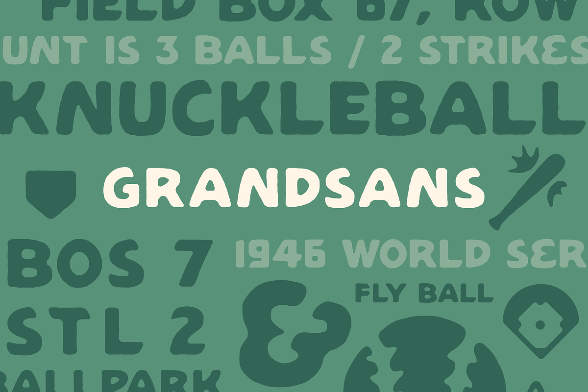 Grandsans — Vintage lettering font, a Sans Serif Font by SimpleBits® (Photo 2 of 5)