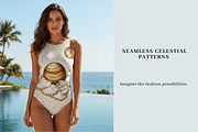 CELESTIAL AFFAIR SEAMLESS PATTERNS, a Pattern Graphic by LUSH Studio (Thumbnail 5 of 6)