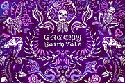 Pastel Halloween. Creepy Fairy Tale, an Animal Illustration by OlgaSoi007 (Thumbnail 5 of 5)