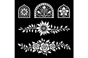 Elegant Floral Border Panels, an Object Graphic by abu67222 (Thumbnail 2 of 13)