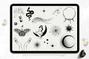 PROCREATE Esoteric Stamps & Brushes, a Brush Add-On by PixelJungle (Thumbnail 3 of 6)