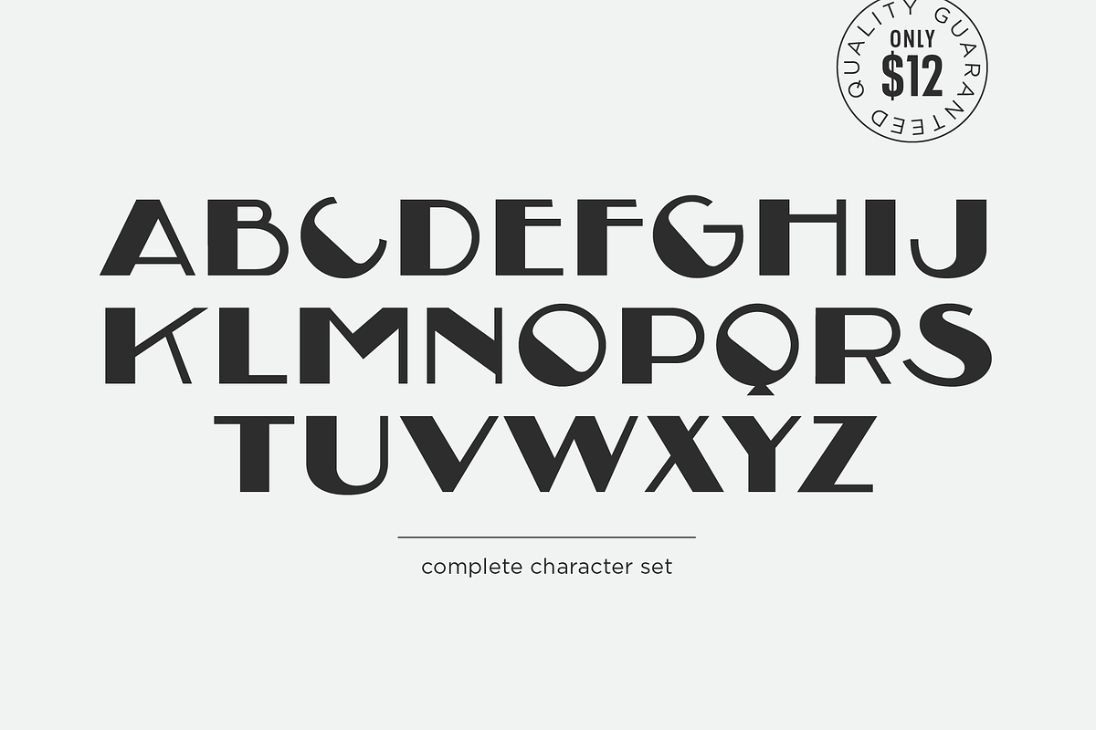 Moderne, a Sans Serif Font by Doug Best Foundry (Photo 3 of 3)