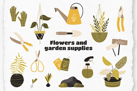 Flowers and garden supplies