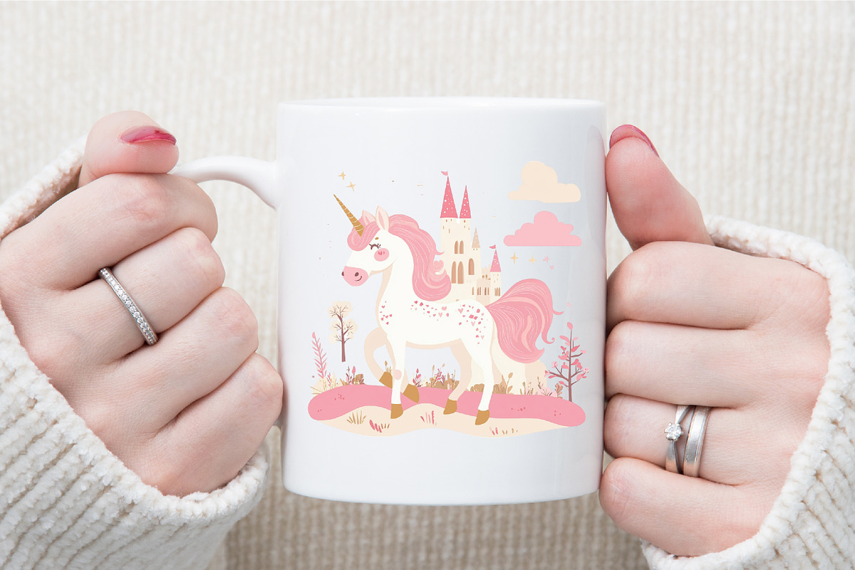 Magical Kingdom Pastel Cute Unicorn, an Illustration by Sublimation Artist (Photo 5 of 6)