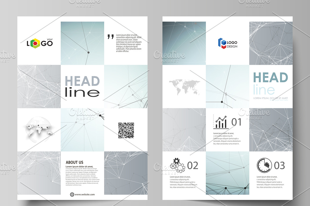 Mega Pack templates, a Brochure Template by VectorShop (Photo 53 of 102)