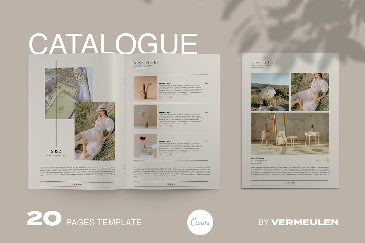 Line Sheet & Pricing Guide Template, a Brochure Template by Vermeulen Design Studio (Photo 1 of 5)