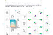Skin Care | 32 Icons Set Hand Drawn, an Outline Icon by Marina Silence (Thumbnail 5 of 18)