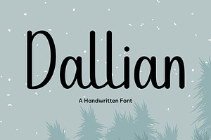 Dallian - Handwritten Font