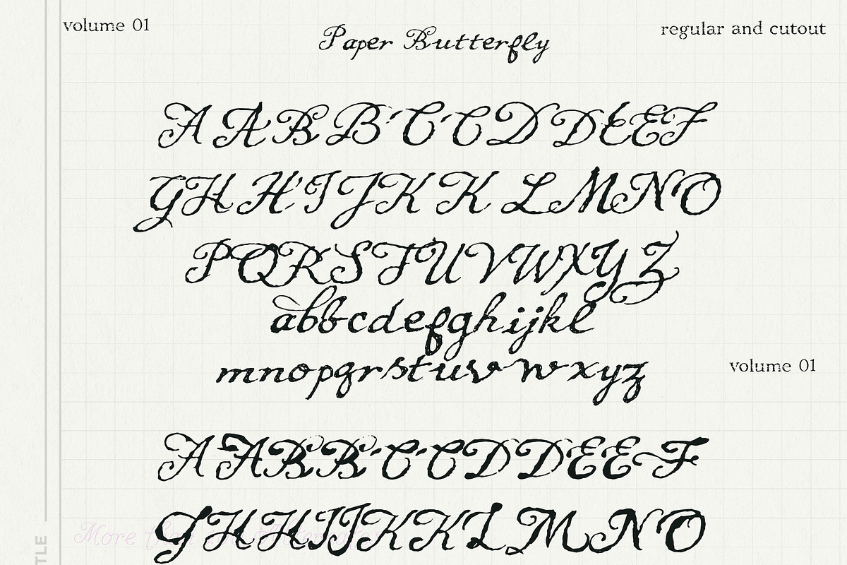 Handwritten Texture Script & Serif