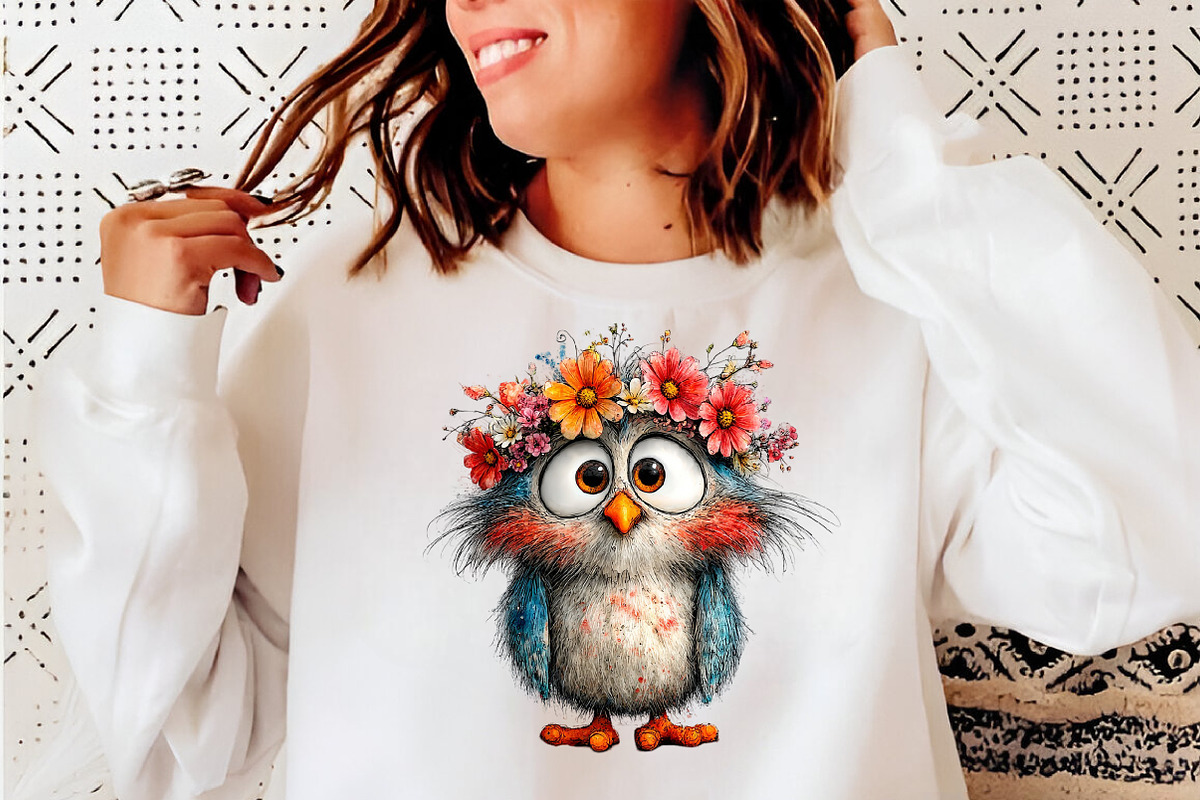 Spring cute baby birds clipart, an Illustration by SinaCreation (Photo 8 of 11)