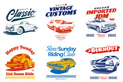 Vintage Classic Car Collection no 07, a Transportation Illustration by The BolzStudio (Thumbnail 9 of 12)