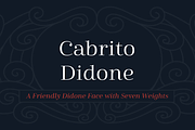 Cabrito Didone, a Serif Font by insigne (Thumbnail 1 of 4)