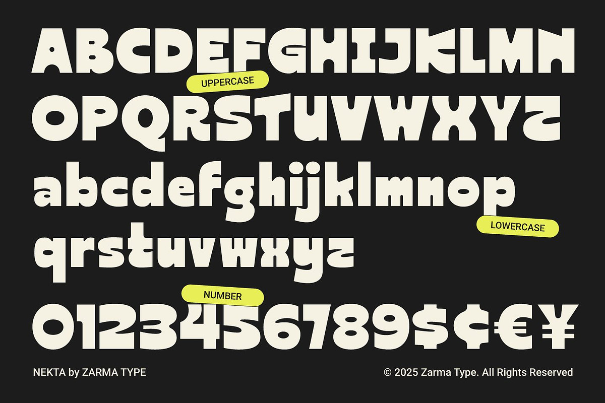 Nekta - Bold Modern Sans Serif Font, a Sans Serif Font by Zarma Type (Photo 12 of 13)