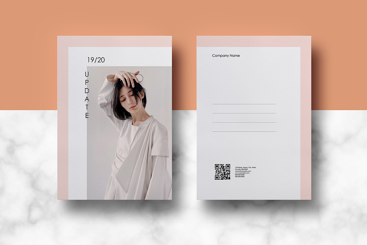 Postcard Template, a Card Template by crazyOWL (Photo 6 of 6)