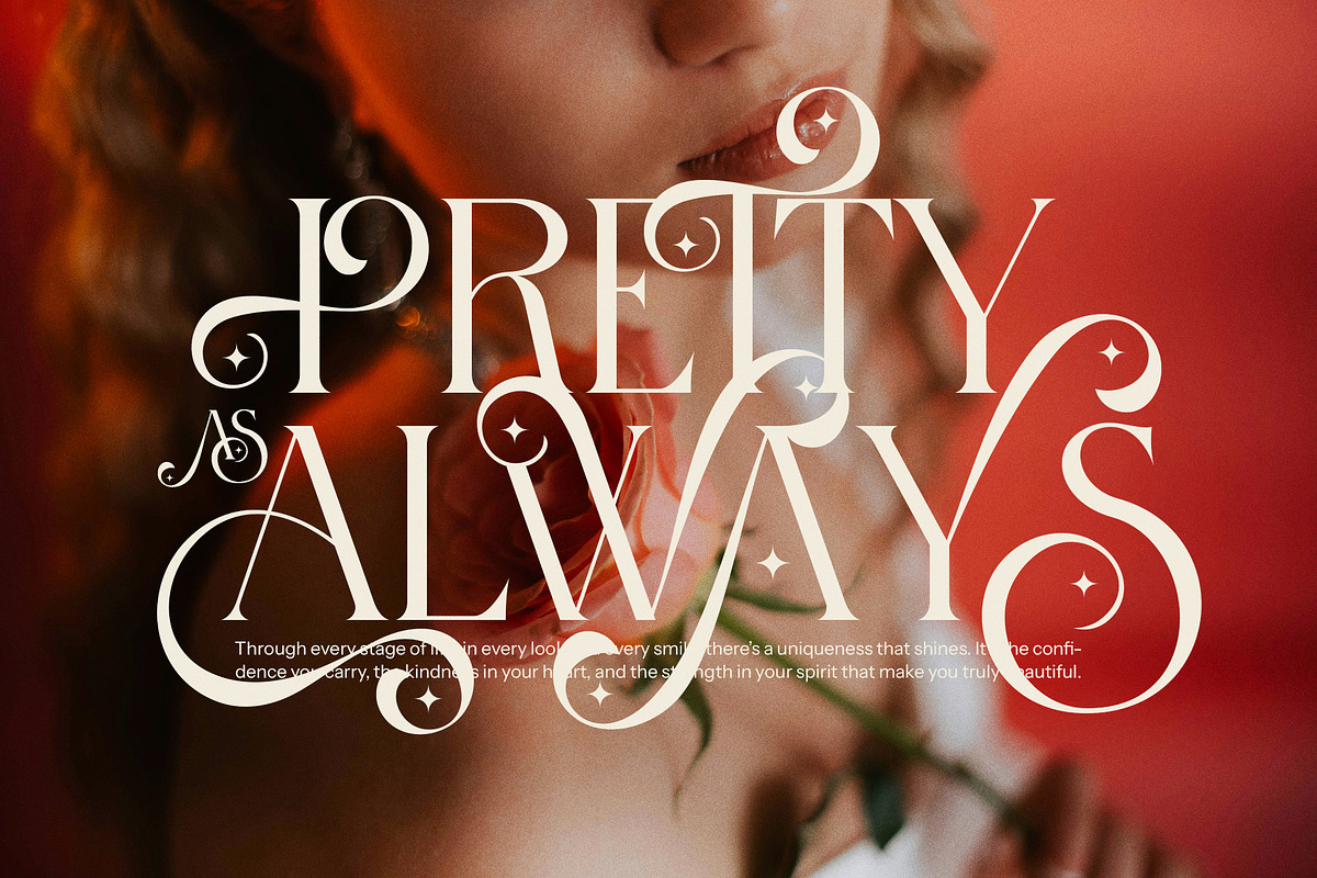 Sweet Valentine Stylish Serif Font, a Serif Font by Perfectype (Photo 4 of 8)