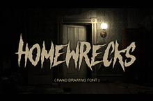 HOMEWRECKS ( horror metal font )