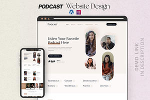 Podcast Website Template