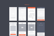 Blocks iOS Wireframe Kit, a Templates & Theme by UI8 (Thumbnail 4 of 7)