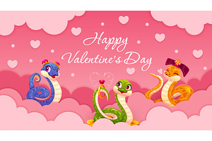 Happy Valentines day paper cut, a Seasonal Illustration by Vector Tradition