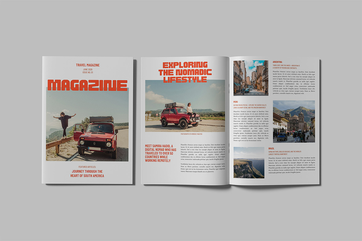 A4 Magazine Mockup Bundle, a Books & Magazine Mockup by Bangdastudio (Photo 10 of 11)