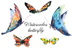 Watercolor Butterfly