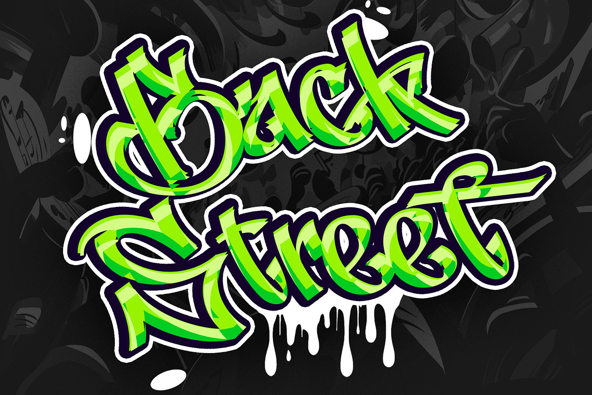 Aerolt - Street Art Graffiti Font, a Handwritten Font by Letterara (Photo 2 of 14)
