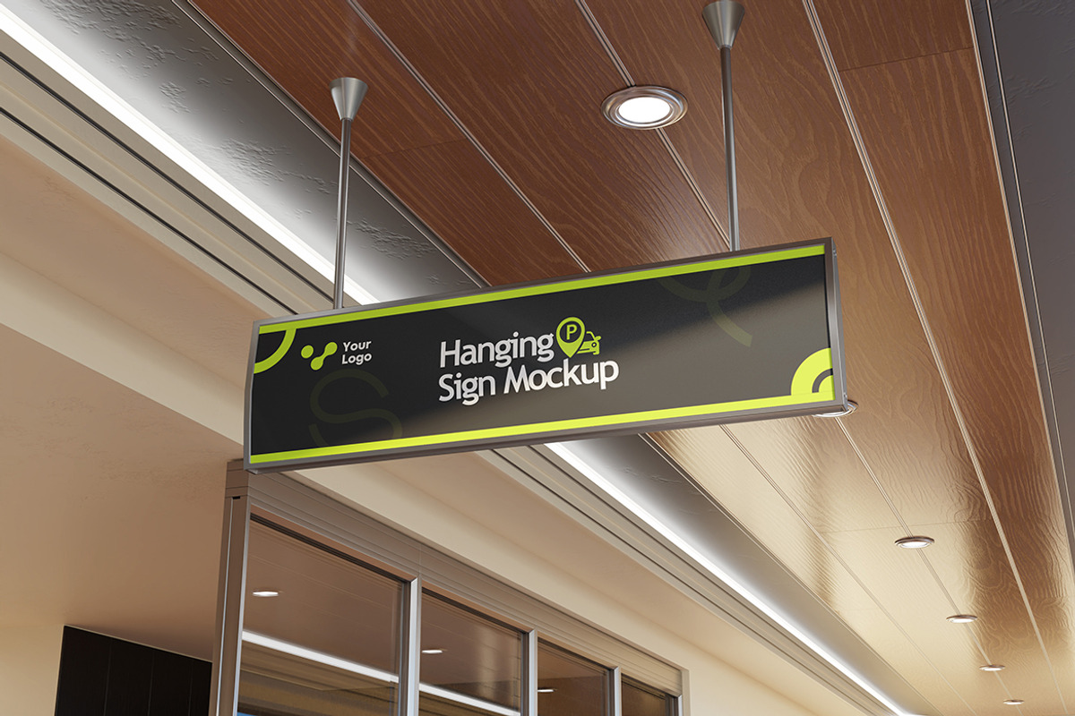 Hanging Sign Mockup, a Product Mockup by MrLetters (Photo 5 of 5)