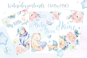 Watercolor Honey GIRL&BOY collection, an Animal Illustration by S_ARTLOVE (Thumbnail 9 of 11)