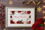 Christmas Magic Watercolor Clipart, a Seasonal Illustration by DiashaArt (Thumbnail 10 of 18)